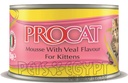 PROCAT Mousse With Veal For Kittens 85g