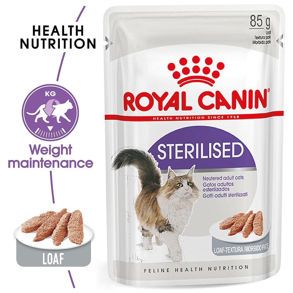 Royal canin sterilized. Роял Канин Стерилайзд. Royal Canin Sterilised Cat. Royal Canin Sterilised Loaf. Роял Канин Стерилайзд 0,4 кг+0,16 кг.