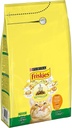 Purina Friskies Indoor Cat Dry Food 1.5 kg + One Purina Friskies With Meat & Chicken & Vegetable Cat Dry Food 300 g Free