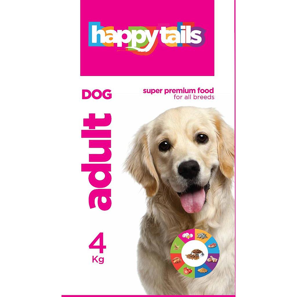 Happy tails Adult Dog Food 4 Kg | PetsEgypt.com