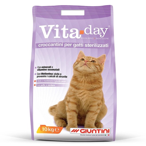 [7191] Vita Day Croccantini Sterilized Cat Food 10 kg