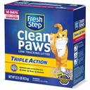 Fresh Step Clean Paws Triple Action Scented Clumping Cat Litter 10.2 kg
