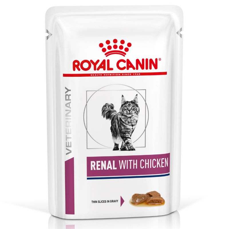 Royal Canin Veterinary Diet Feline Renal with Chicken 85gm