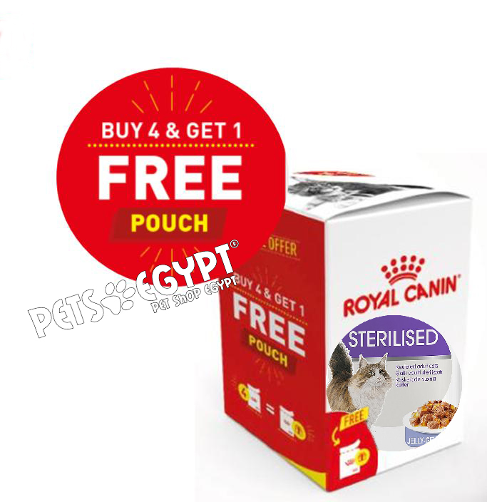 Royal canin Wet Cat Food Pouch 85g ( 4 + 1 Free )