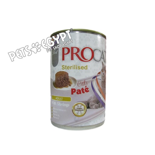 [0218] PROCAT Sterilised Pate With Shrimp 400 g