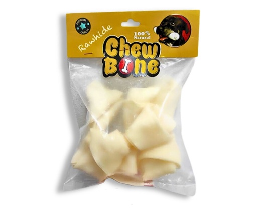 [9146] Chew Bone Knotted Rawhide S (5 Bones)