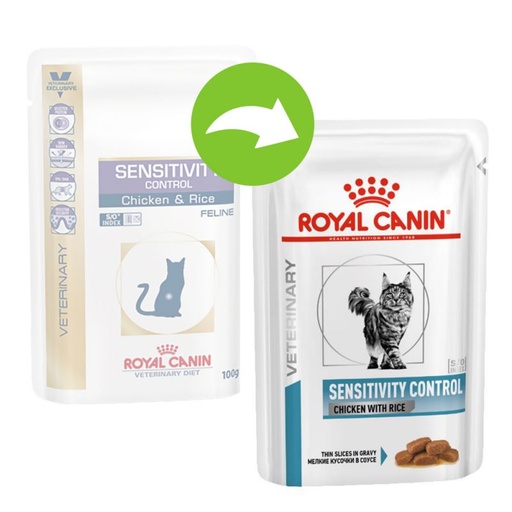 [1430] Royal Canin Veterinary Diet - Sensitivity Control Chicken & Rice Gravy 85g