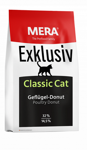 [0458] Mera Exclusive Classic Cat Poultry Donut Dry Cat Food 10 Kg