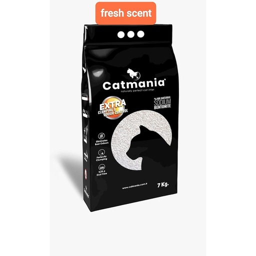[4151] Catmania Cat Litter Extra Clumping - Fresh Scent 7 Kg