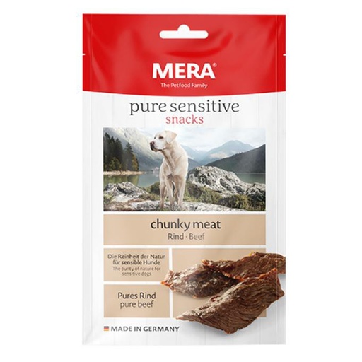 [5103] MERA Pure Sensitive Snacks Chunky Meat Beef 100 g