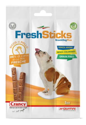 [8563] Crancy Fresh Sticks for Dogs - Rich in Chicken 30 g