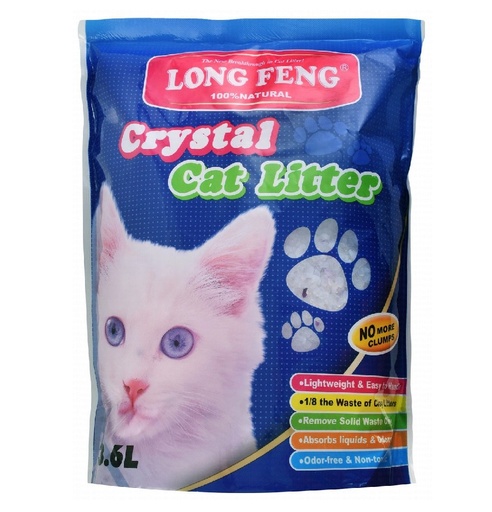 [6589] Long Feng Crystal Cat Litter 3.8 L
