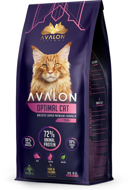 Avalon Optimal Adult Cat Food 20Kg PetsEgypt