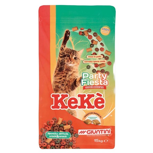 [0171] Keke Party Fiesta Crock & Snack Cat Dry Food 15 Kg
