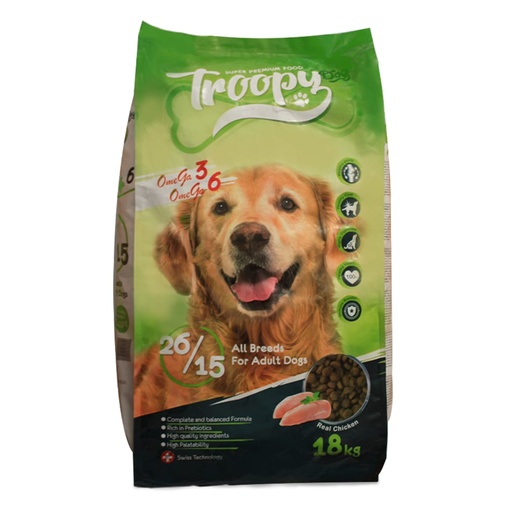[1018] Troopy Dry Food For Adult Dogs - All Breeds 18Kg