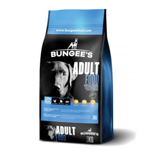 [0985] Bungee’s Dry Food For Adult Dogs - All Breeds 3 kg