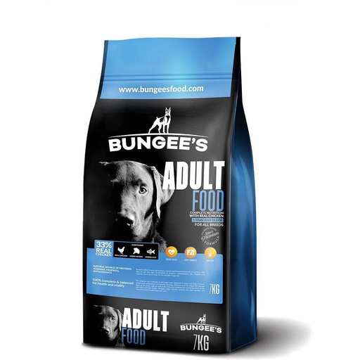 [0978] Bungee’s Dry Food For Adult Dogs - All Breeds 7 kg