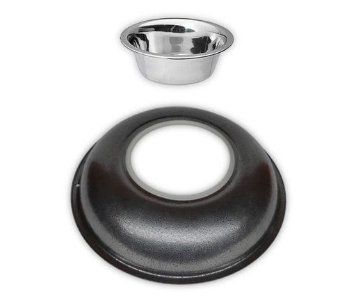 [1145] UE Stainless Steel Bowl with Base 0.20 Litre 