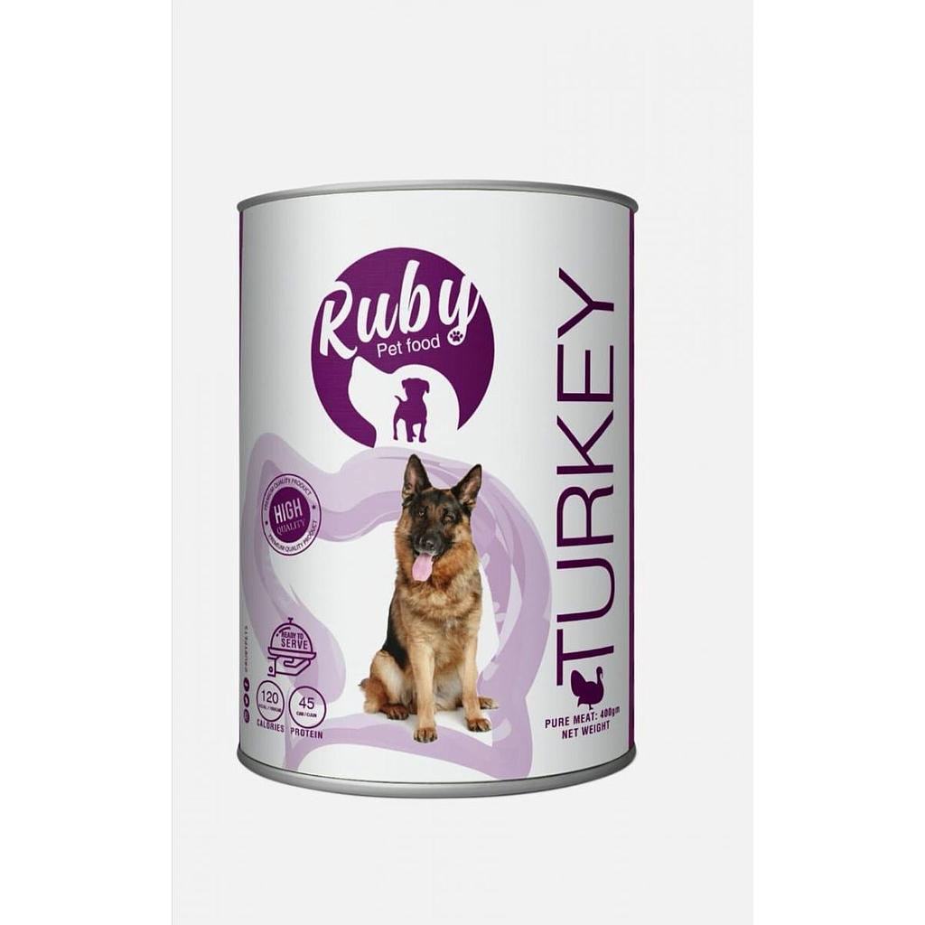 Ruby Wet Food Cans For Dogs 400g