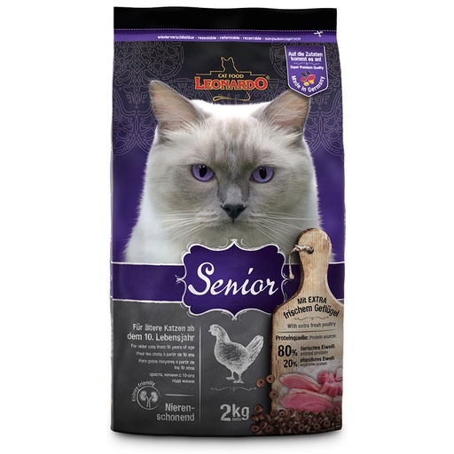 [8910] Leonardo Senior Cat Dry Food 2 Kg