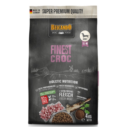 [8015] Belcando Finest Croc ( XS-M ) Holistic Dog Dry Food 4 kg