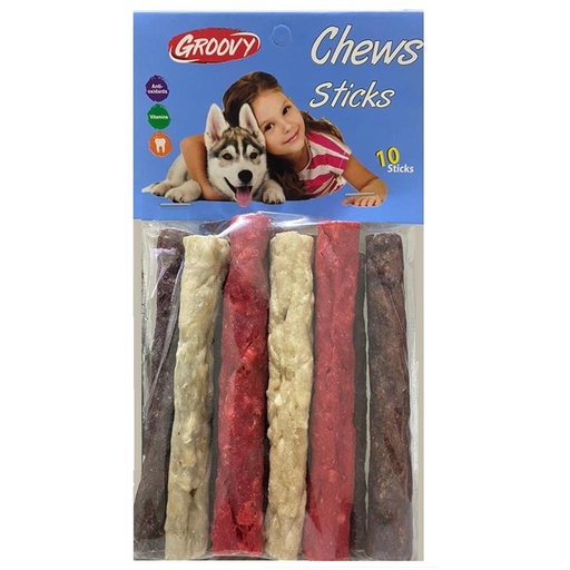 [2216]  Groovy Chews Sticks - 10 Sticks
