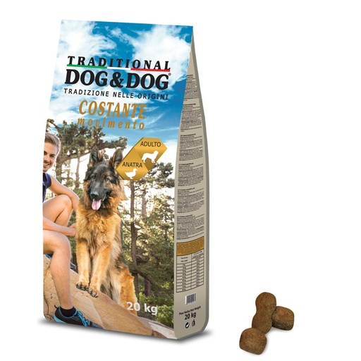 [4481] Traditional Dog & Dog Costante Movimento Adult Dog Food With Duck 20Kg