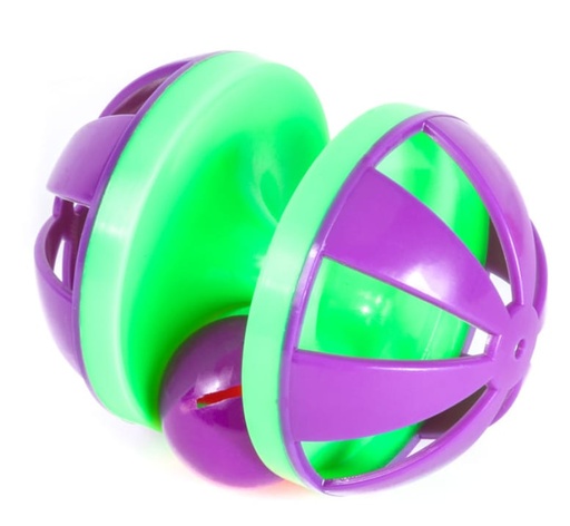 [T009] Suprium Plastic Wheel With Ball Cat Toy YPOCT009  - 9cm