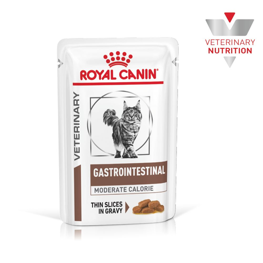 [3601] Royal Canin Gastrointestinal Moderate Calorie Wet Cat Food 85g - In Gravy