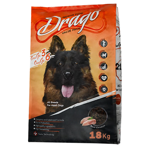 Drago Dry Food For Adult Dogs - All Breeds 18 Kg