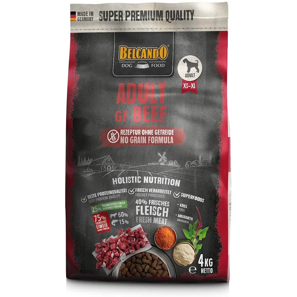 Belcando Adult Grain Free Beef (XS-XL ) Holistic Dog Dry Food 4 kg