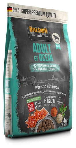 [6318] Belcando Adult Grain Free Ocean (M-XL ) Holistic Dog Dry Food 4 kg