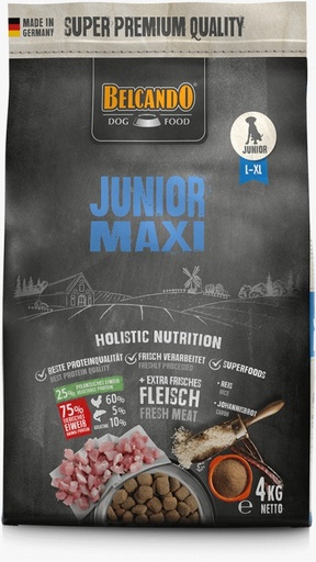 [7216] Belcando Junior Maxi ( L-XL ) Holistic Dog Dry Food 4 Kg