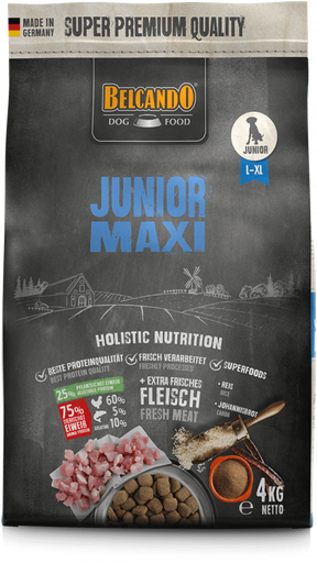[7216] Belcando Junior Maxi ( L-XL ) Holistic Dog Dry Food 4 Kg