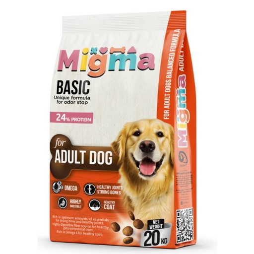 [5420] Migma Basic Adult Dog Dry Food 20 Kg 