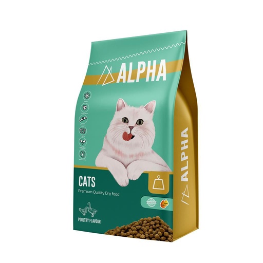 [6971] ALPHA Adult Cats Dry Food 1 Kg