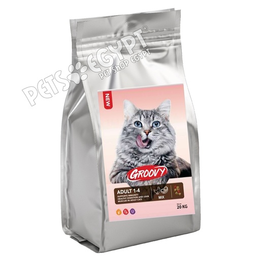 Groovy Mix With Chicken & Meat Adult Cat Dry Food 20 kg