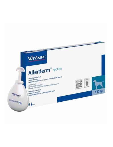 [3973] Virbac Allerderm Spot-On 4 ml For Dogs ≥10 Kg (1 pipette)
