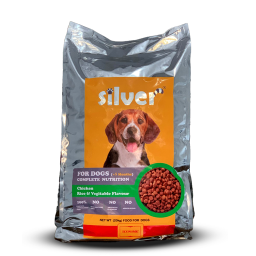 [8449] Silver Dry Dog Food ( +5 Months ) 20 Kg