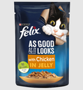 Purina Felix As Good as it Looks Wet Cat Food Pouch 85 g