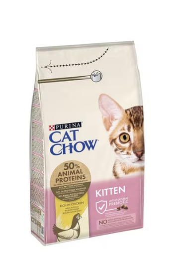 [3984] Purina Cat Chow Kitten Rich in Chicken Dry Cat Food 1.5 Kg