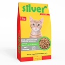 Silver Adult Cat Dry Food with chicken 1 Kg