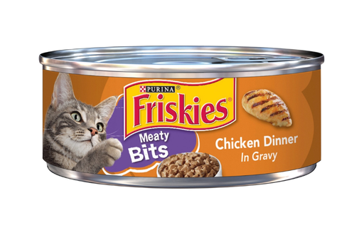 [1947] Purina Friskies Meaty Bits Chicken Dinner in Gravy Adult Cat Wet Food 156 g