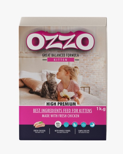 [5260] OZZO High Premium Kitten Dry Food With Fresh Chicken 1 Kg