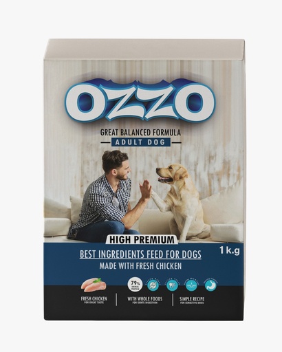 [5154] OZZO High Premium Adult Dog Dry Food With Fresh Chicken 1 Kg