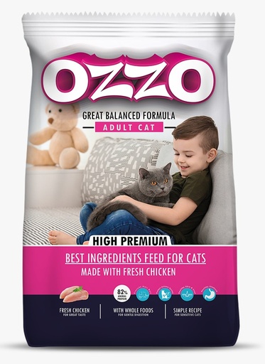[5178] OZZO High Premium Adult Cat Dry Food With Fresh Chicken 4 Kg