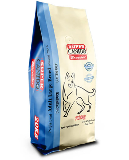 [4210] Super Canido Breeder Adult Large Breed Dog Dry Food 20 Kg