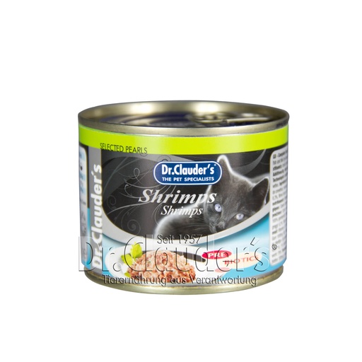 [6323] Dr.Clauder's Selected Pearls Shrimps Adult Cat Wet Food 200 g