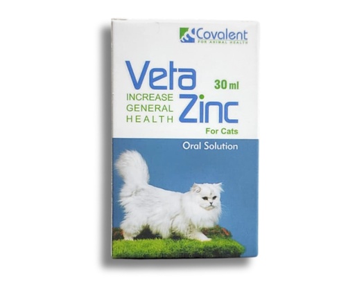 [9454] Covalent Veta Zinc Increase General Health Oral Solutions For Cats 30 ml