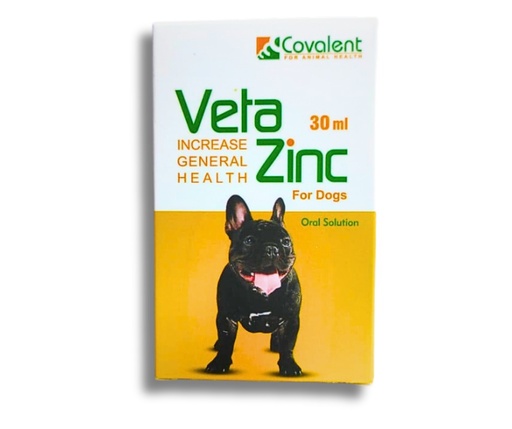 [4510] Covalent Veta Zinc Increase General Health Oral Solutions For Dogs 30 ml 